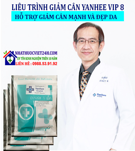 THUỐC GIẢM CÂN YANHEE VIP 8 GIẢM CÂN ĐẸP DA