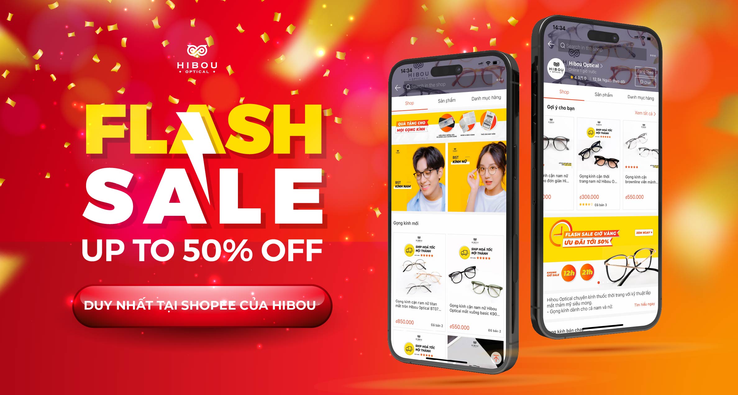 Flash Sale kính