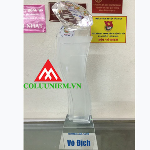 Cúp kim cương lượn cong