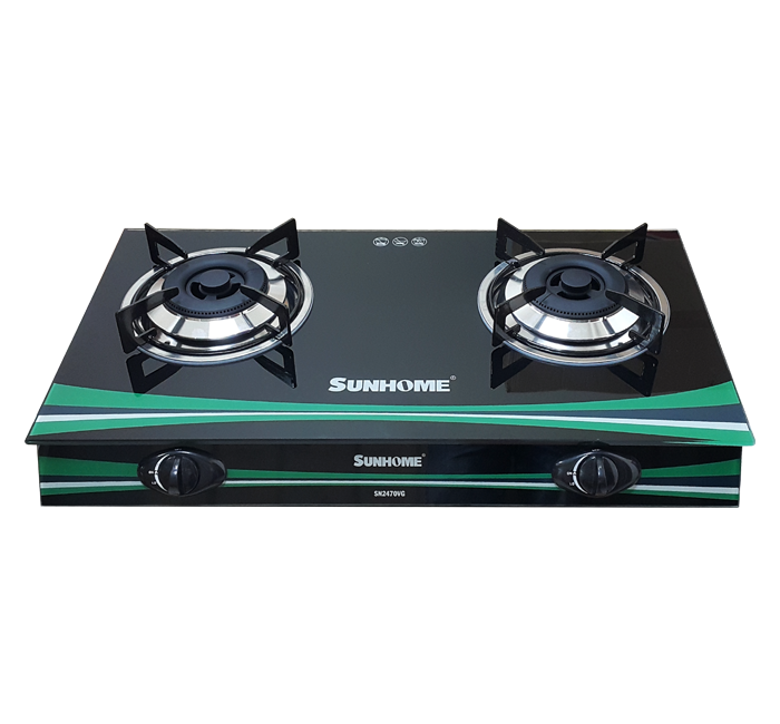 Bếp gas dương mặt kính sunhome SN2470VG
