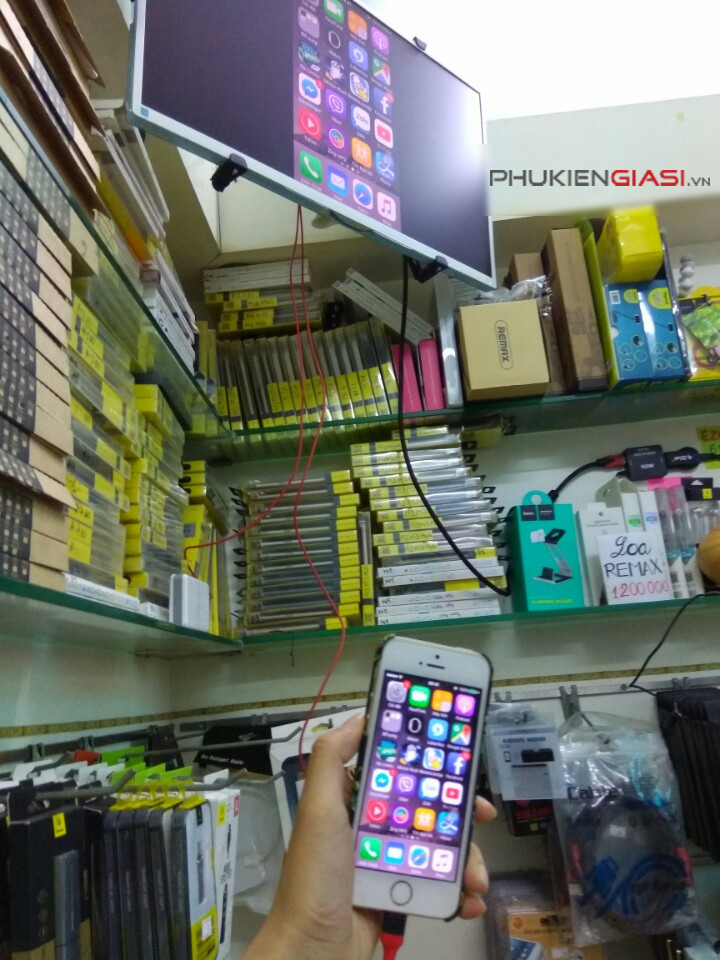 ket noi iphone voi tivi qua wifi