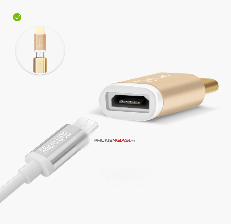 đầu chuyển đổi type-c sang micro usb
