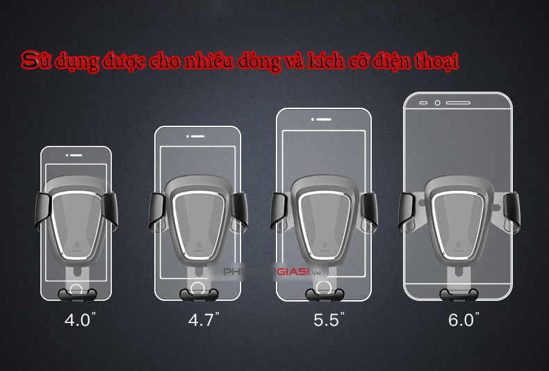 giá đỡ điện thoại trên xe hơi