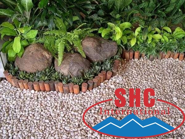 sỏi trang trí sân vườn