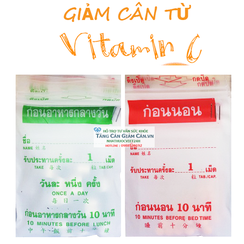 GIẢM CÂN VITC CỦA BỆNH VIỆN YANHEE THÁI LAN