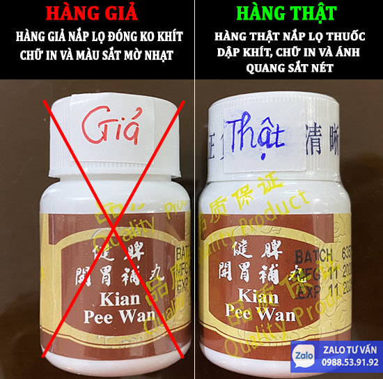 VIDEO 5 CÁCH PHÂN BIỆT THẬT GIẢ THUỐC TĂNG CÂN KIAN PEE WAN CHÍNH XÁC TUYỆT ĐỐI