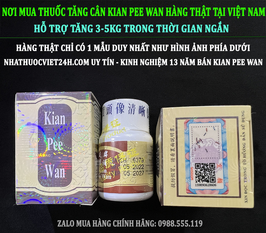 Thuốc Tăng Cân Kian Pee Wan