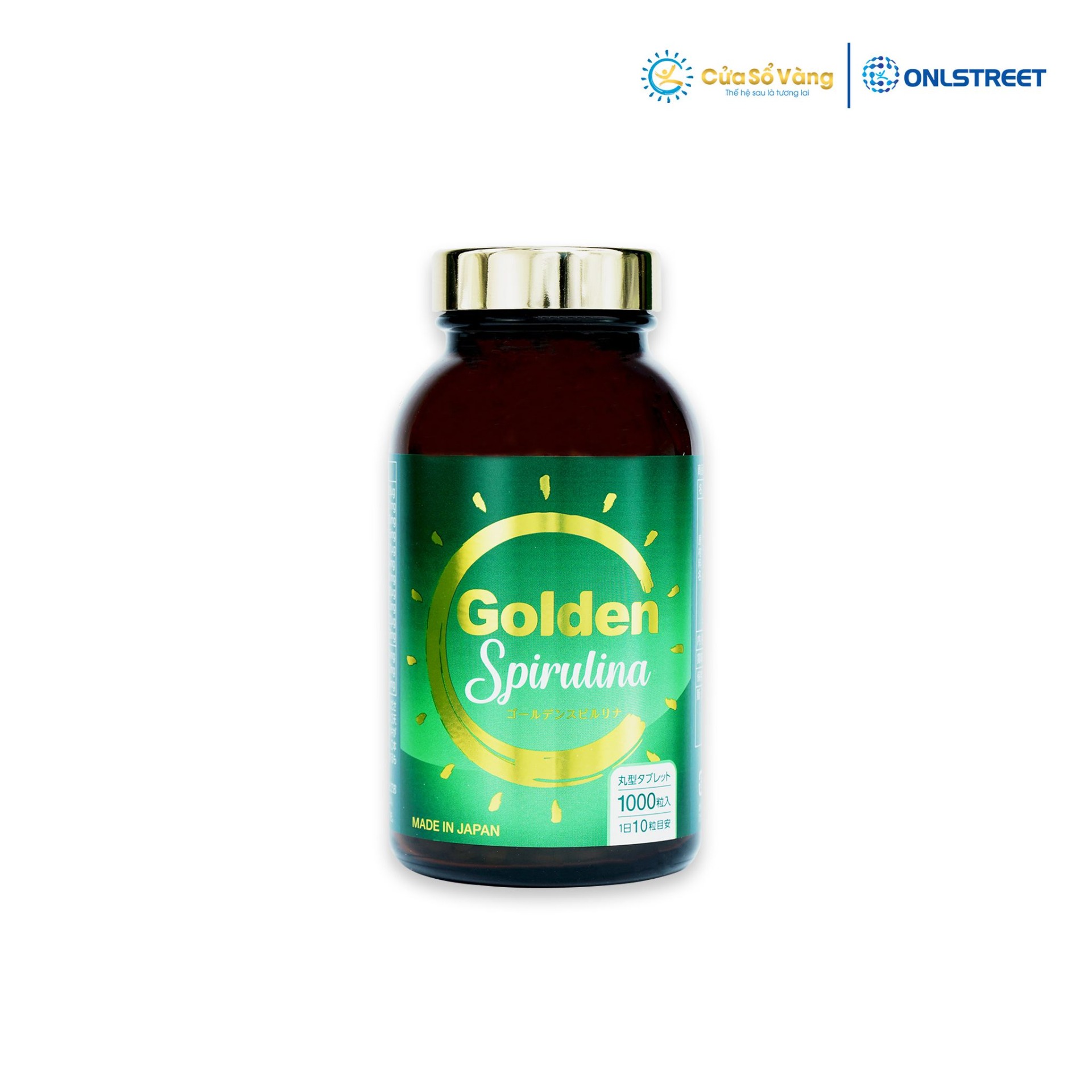 TẢO XOẮN GOLDEN SPIRULINA - NHẬP KHẨU NHẬT BẢN