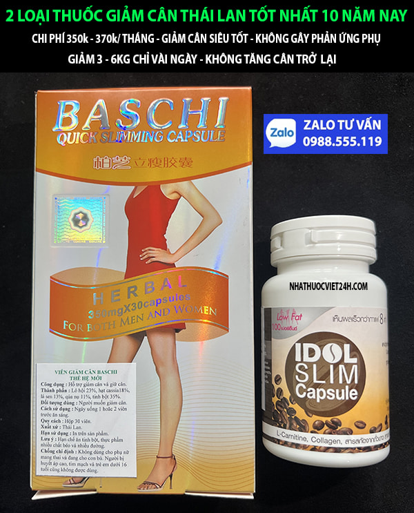 2 LOẠI THUỐC GIẢM CÂN THÁI LAN TỐT NHÂT 10 NĂM NAY