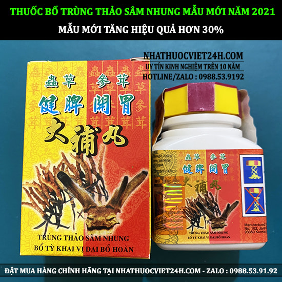 THUỐC TĂNG CÂN TRÙNG THẢO SÂM NHUNG CHÍNH HÃNG MALAYSIA