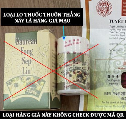 PHÂN BIỆT THẬT GIẢ THUỐC TUYẾT LIÊN PHONG THẤP LINH CHÍNH XÁC 100%