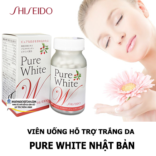 VIÊN UỐNG TRẮNG DA SHISEIDO PURE WHITE