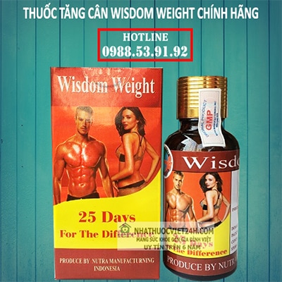 VITAMIN TĂNG CÂN WISDOM WEIGHT