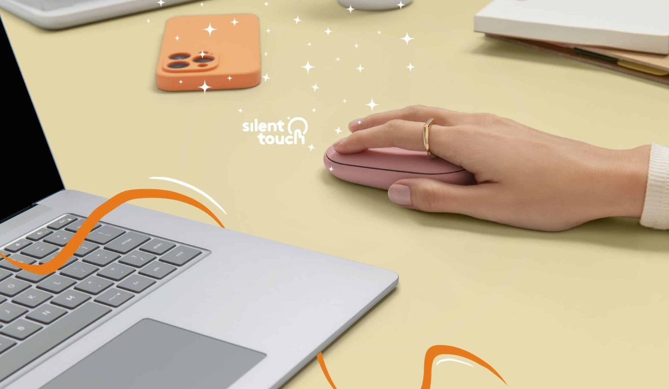 Chuột không dây Bluetooth Logitech Pebble M350s - Hàng chính hãng - Bảo hành 12 tháng