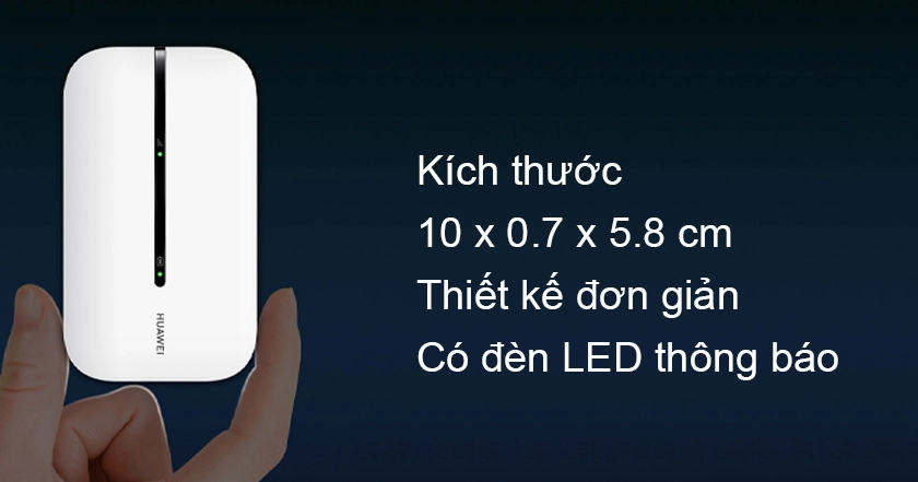 Huawei E5576-606 | Bộ Phát Wifi Di Động 4G 150Mbps, Pin 1500 mAh, 16 Thiết Bị Kết Nối Cùng Lúc | Bảo Hành 6 Tháng 