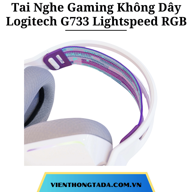 Tai Nghe Gaming Không Dây Logitech G733 Lightspeed RGB - Hàng chính hãng - Bảo hành 2 năm (tada Việt Nam)