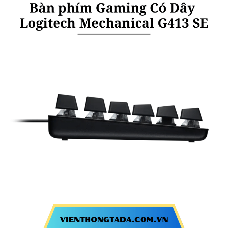 Bàn phím Gaming Có Dây Logitech Mechanical G413 SE (Đen) - Viễn thông Tada