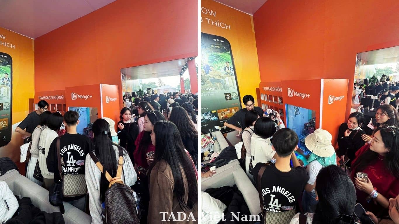 TADA Việt Nam Cho Thuê Máy Gắp Quà Tại Booth MangoPlus (Y-Concert)