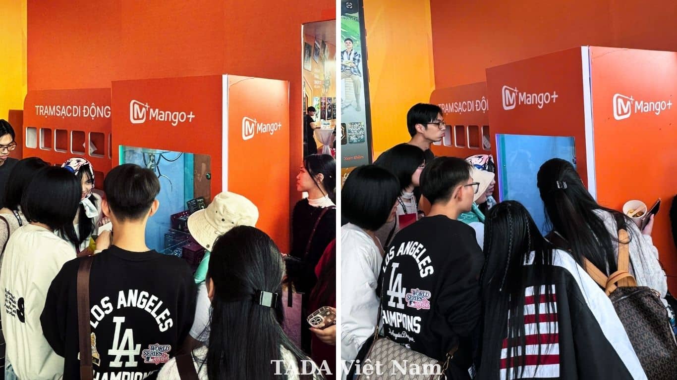 TADA Việt Nam Cho Thuê Máy Gắp Quà Tại Booth MangoPlus (Y-Concert)