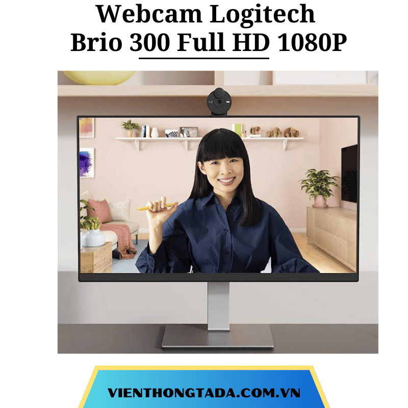 Webcam Logitech Brio 300 Full HD 1080P