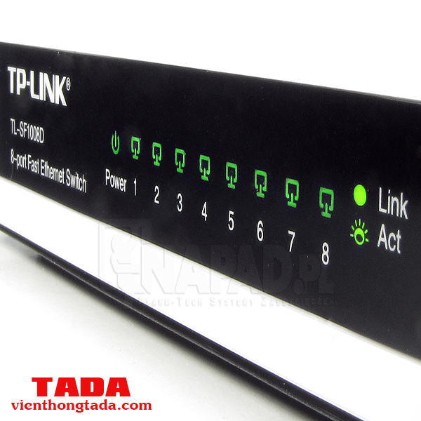 Bộ Chia Tín Hiệu Để Bàn 8 Cổng 10/100Mbps TP-Link TL-SF1008D - Hàng Chính Hãng