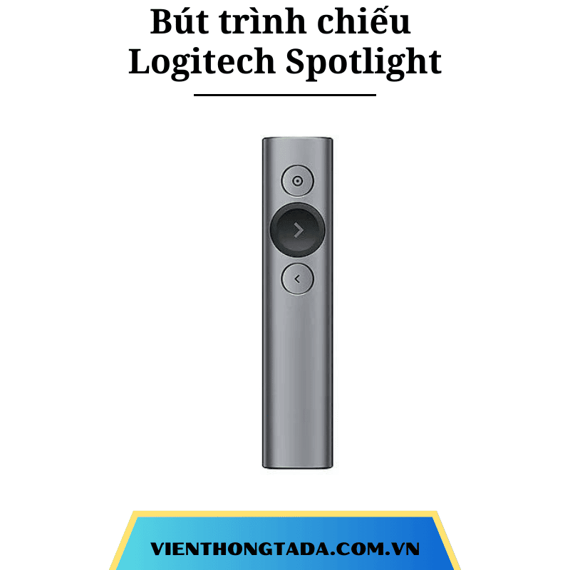 Bút trình chiếu Logitech Spotlight Vàng/ Xám đen