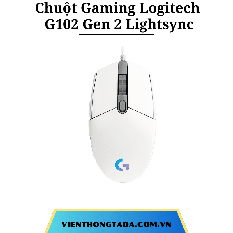 Chuột Gaming Logitech G102 Gen 2 Lightsync (có dây)