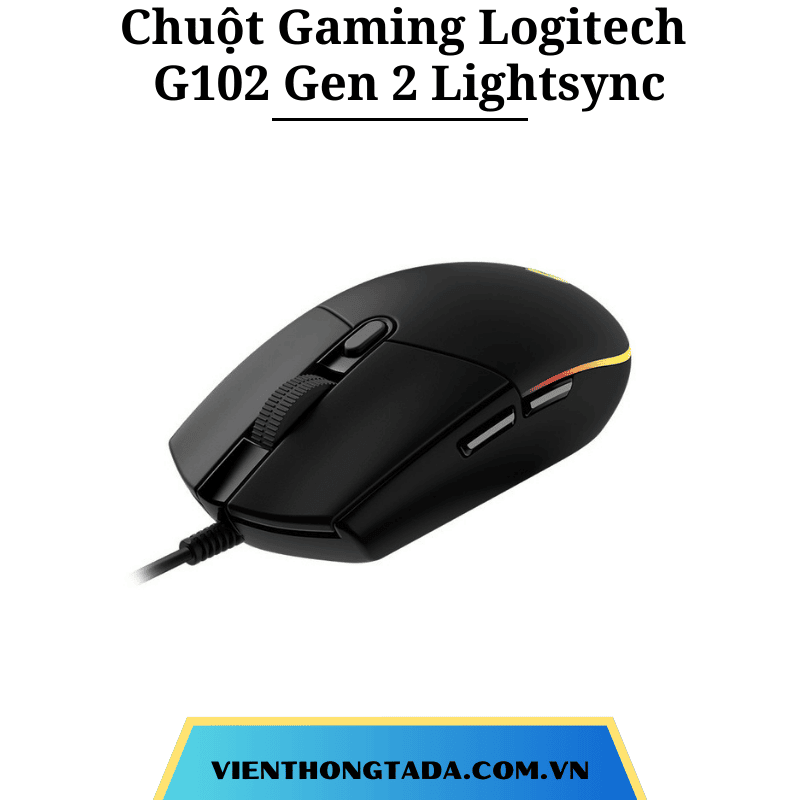 Chuột Gaming Logitech G102 Gen 2 Lightsync (có dây)