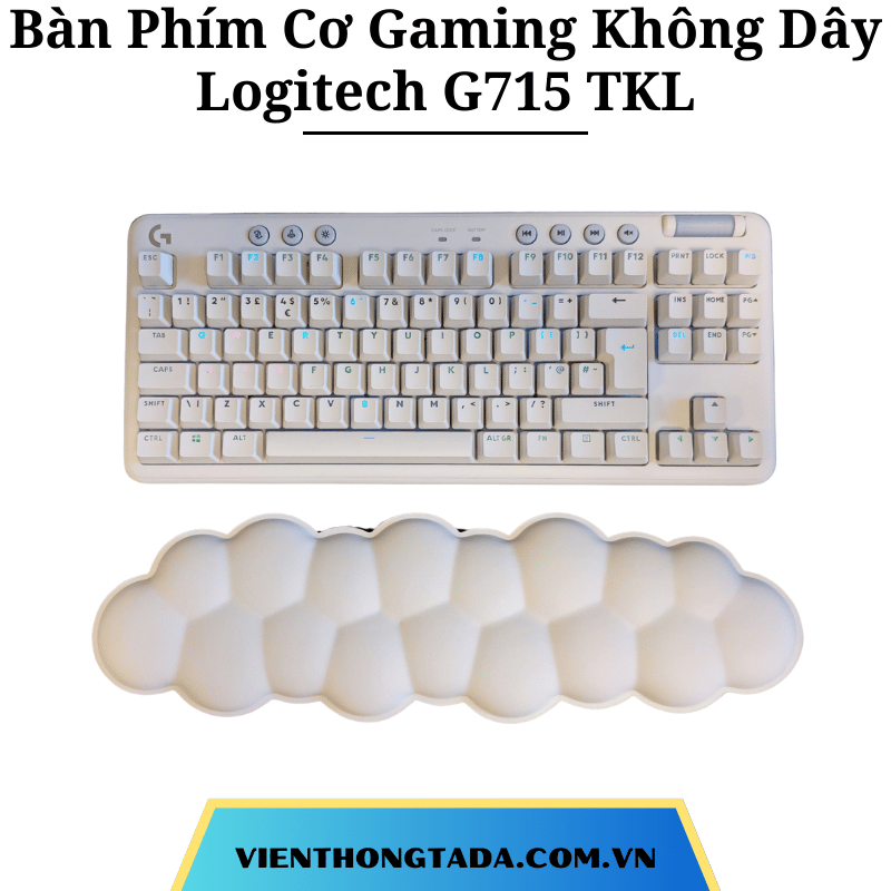 Bàn Phím Cơ Gaming Không Dây Logitech G715 TKL LIGHTSPEED RGB - Hàng chính hãng- Bảo hành 2 năm (Viễn thông Tada)