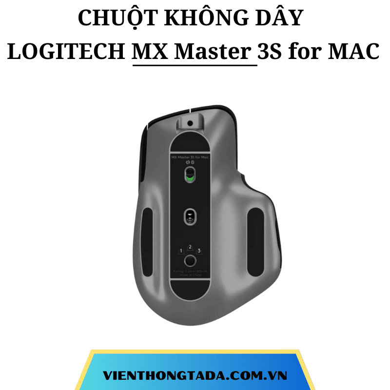 Chuột không dây Bluetooth Logitech MX Master 3S for MAC