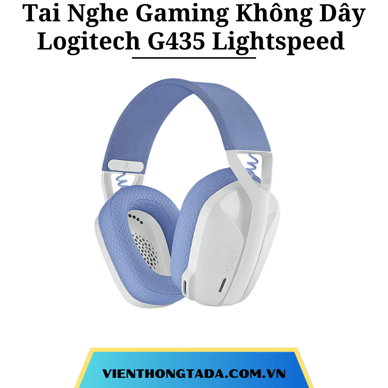 Tai Nghe Gaming Không Dây Logitech G435 Lightspeed - Hàng chính hãng - Bảo hành 2 năm (viễn thông tada)
