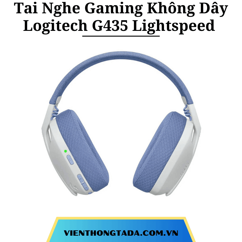 Tai Nghe Gaming Không Dây Logitech G435 Lightspeed - Hàng chính hãng - Bảo hành 2 năm (viễn thông tada)