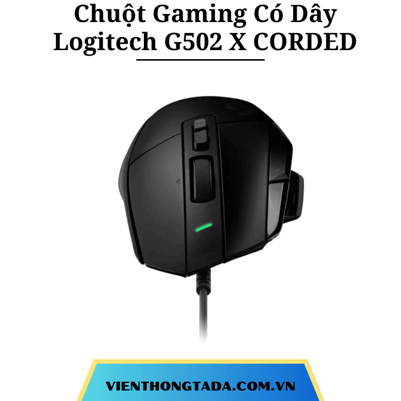 Chuột Gaming Có Dây Logitech G502 X CORDED - Viễn thông Tada