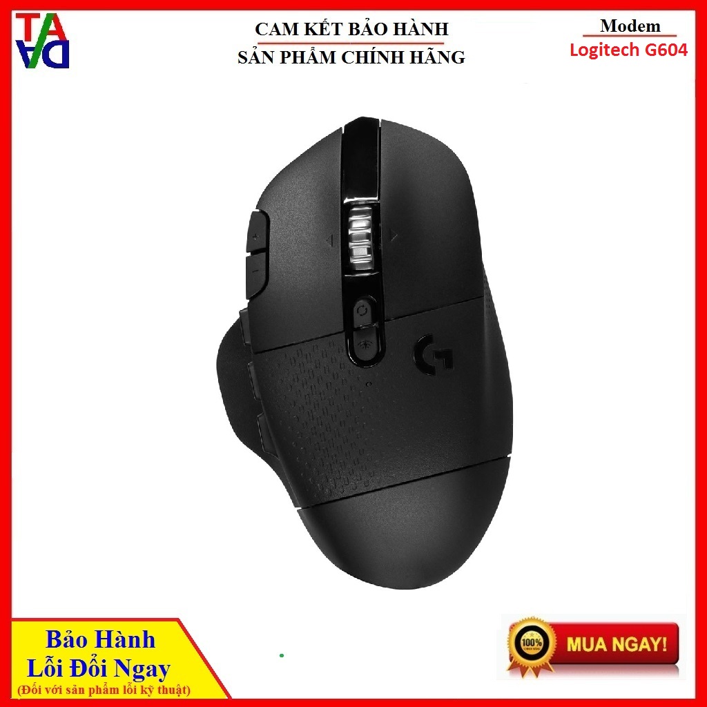 CHUỘT CHƠI GAME KHÔNG DÂY LIGHTSPEED G604 - HÀNG CHÍNH HÃNG - BẢO HÀNH 24 THÁNG