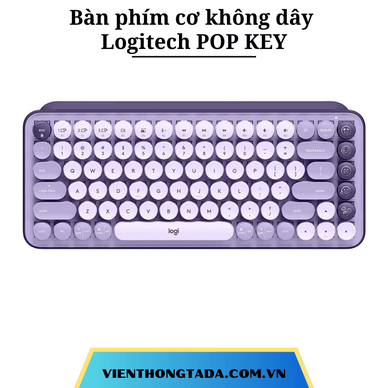 Bàn phím cơ không dây Logitech Pop Keys