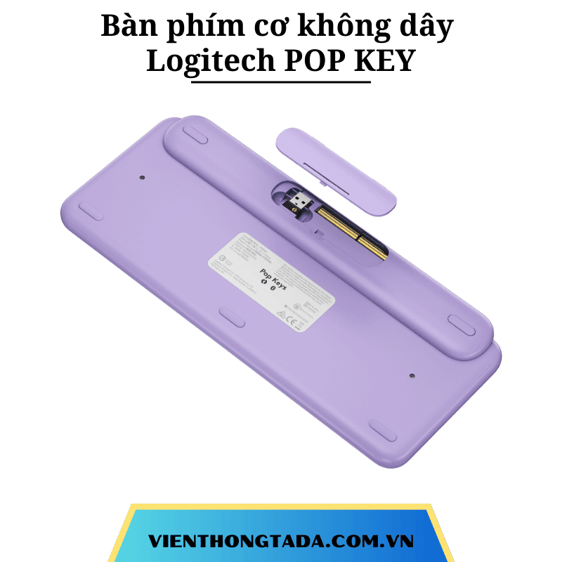 Bàn phím cơ không dây Logitech Pop Keys