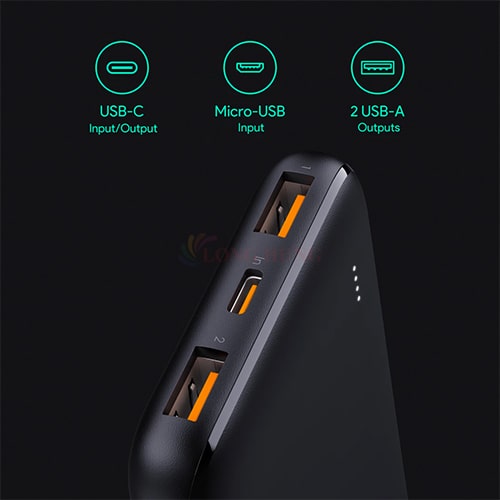 Pin Sạc Dự Phòng 10000mAh Aukey PB-N73 Siêu Mỏng - Phân Phối Chính Hãng , Bảo Hành 24 tháng