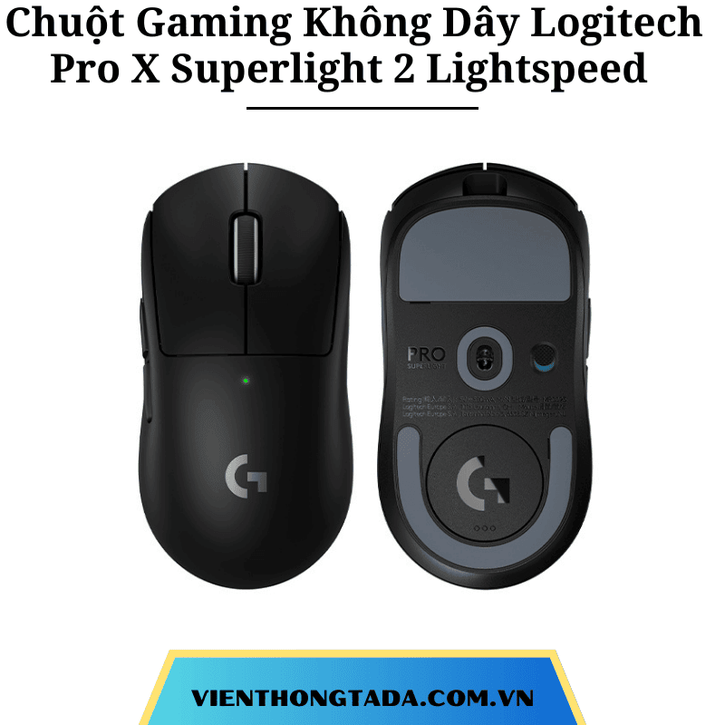 Chuột Gaming Không Dây Logitech Pro X Superlight 2 Lightspeed - Viễn thông tada