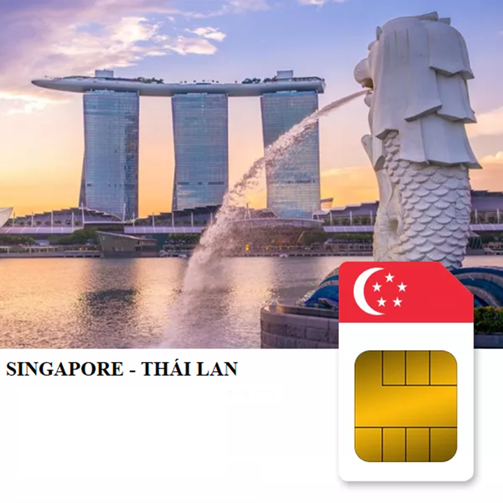 Sim và eSIM du lịch Singapore và Thái Lan 5 ngày/không giới hạn dung lượng- Nhận Tại Việt Nam
