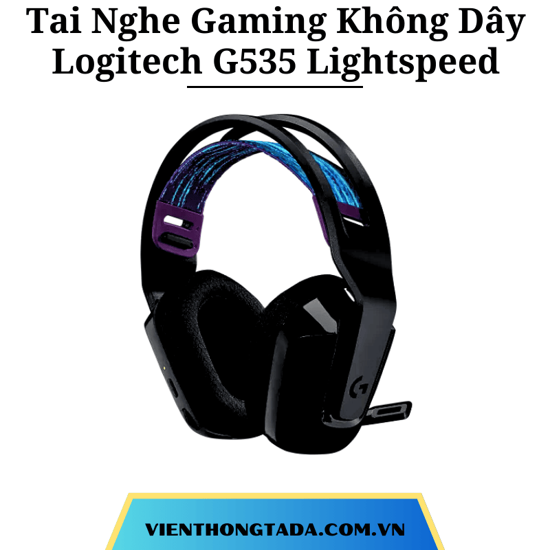 Tai Nghe Gaming Không Dây Logitech G535 LIGHTSPEED (Đen) - Hàng chính hãng - Bảo hành 2 năm (tada việt nam)