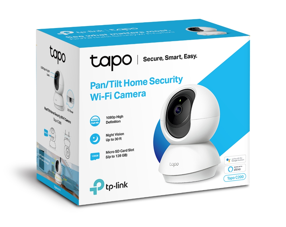 TP-Link Tapo C200 Camera WiFi An Ninh Gia Đình Có Thể Điều Chỉnh Hướng