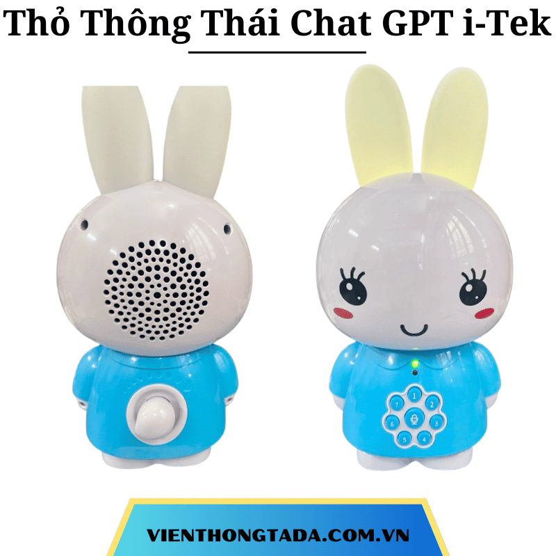 Thỏ Thông Thái Chat GPT i-Tek: Đồ chơi giáo dục, phát triển trí tuệ cho bé - Hàng chính hãng - Bảo hành 1 năm (tada Việt Nam)