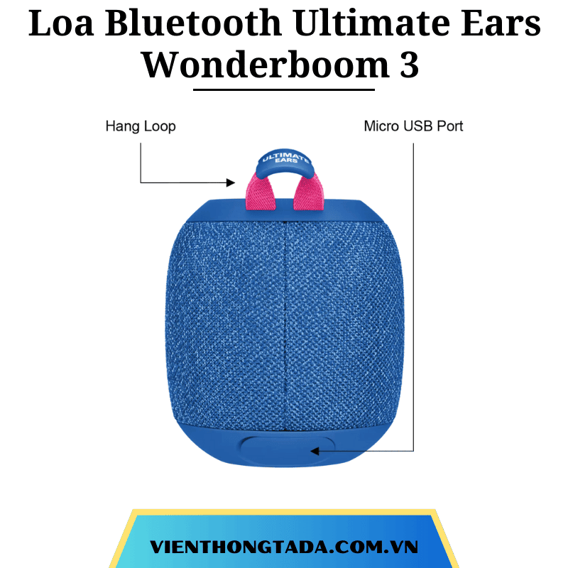 Loa Bluetooth Ultimate Ears Wonderboom 3 - Hàng chính hãng - Bảo hành 2 năm (tada việt nam)