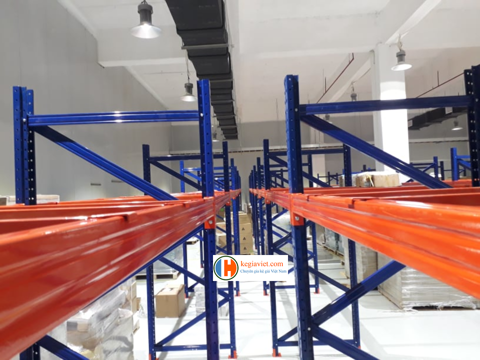 Kệ sắt Pallet 1 tầng beam