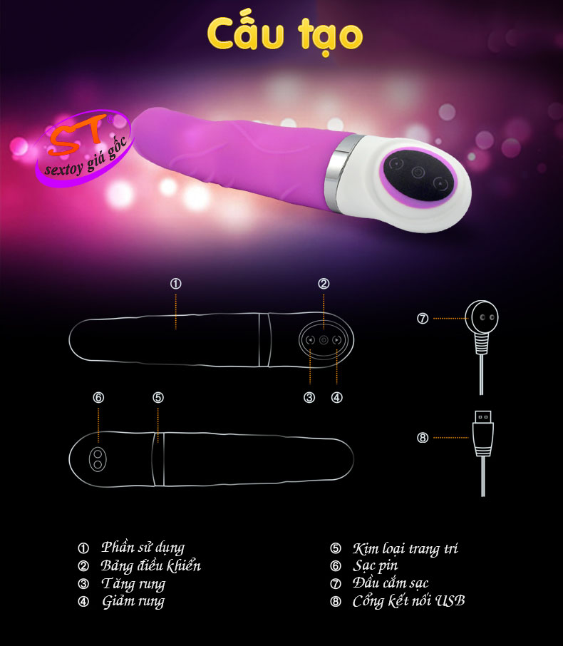 Massage điểm G cao cấp siêu rung Dora Easy Love - DC041