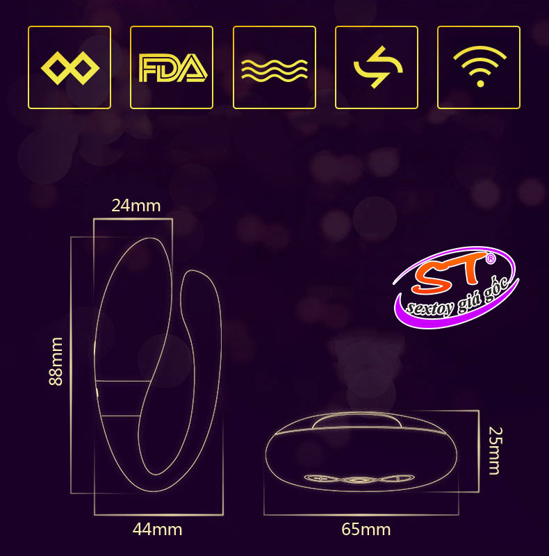 Dụng cụ massage điểm G-LELO TIANI™ vàng 24K - DC044