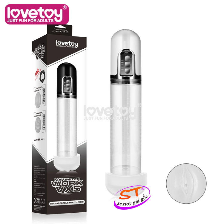 Máy tập dương vật tự động Maximizer Worx VX5 Lovetoy - DC033