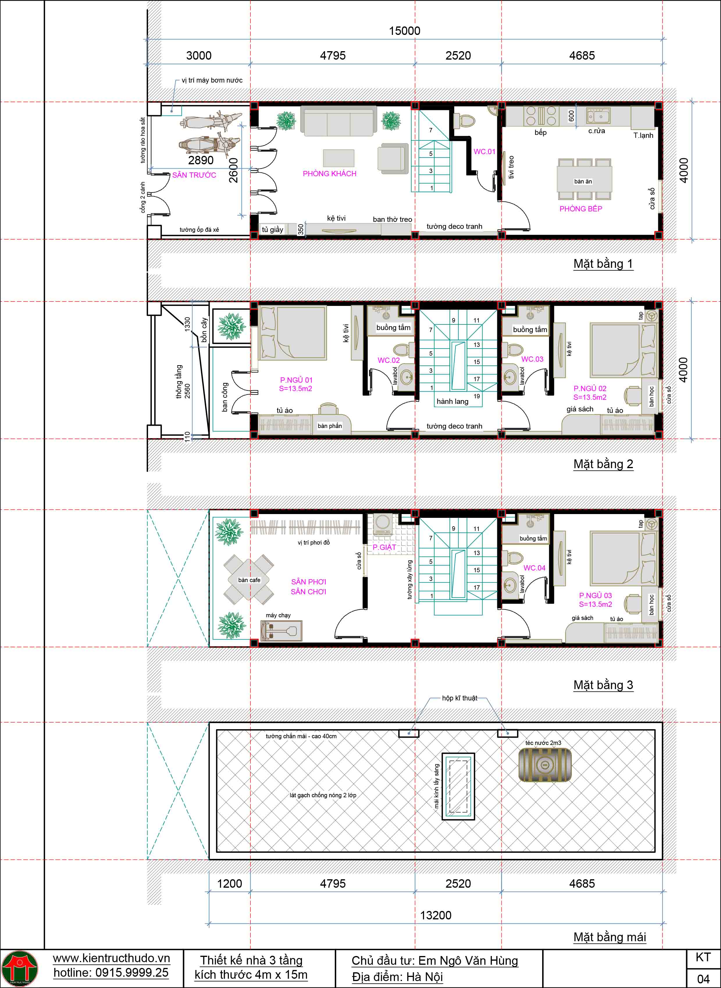 1.thiet ke nha ong 3 tang 4x15m