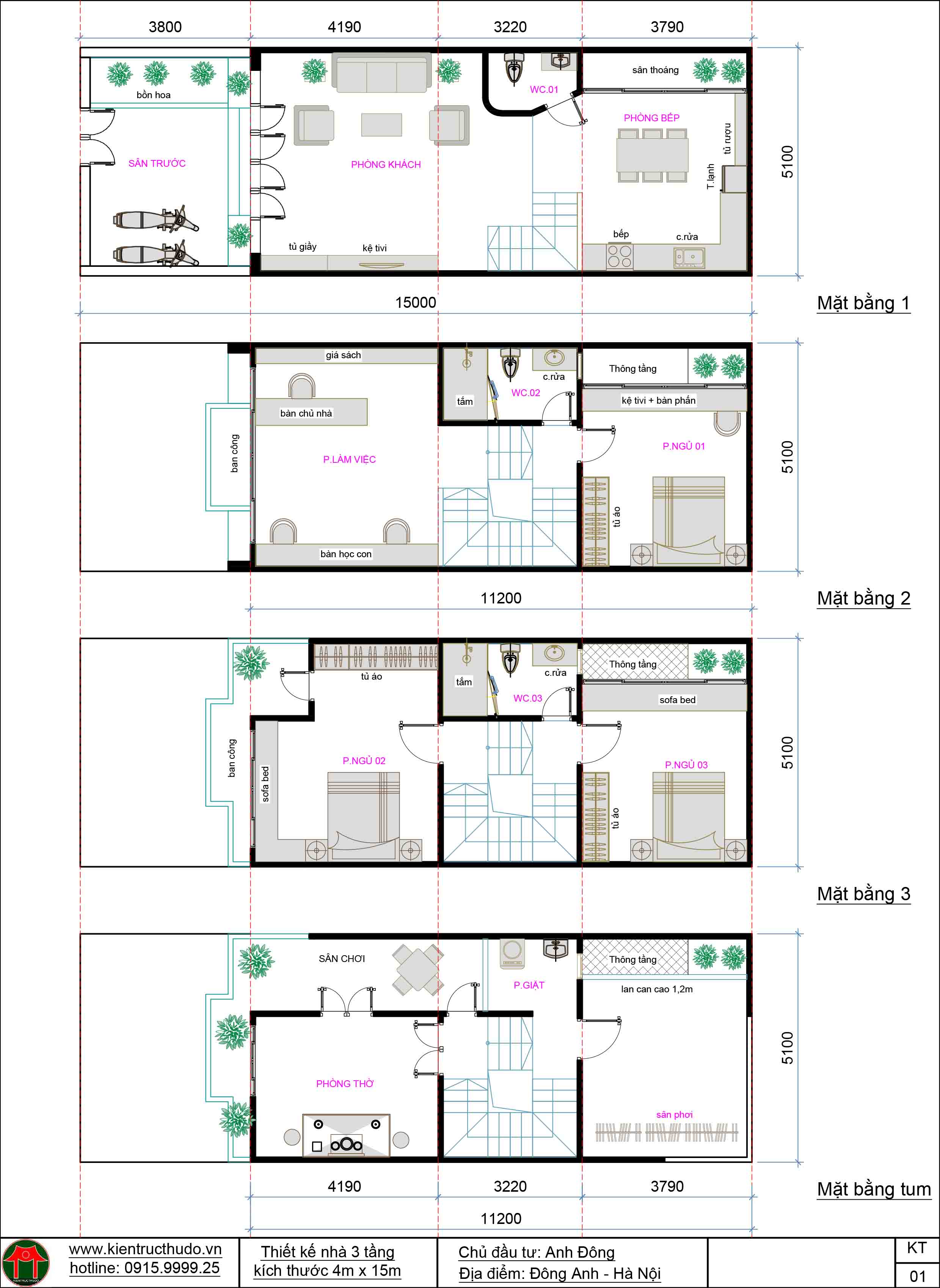 2.thiet ke nha ong 3 tang 4x15m