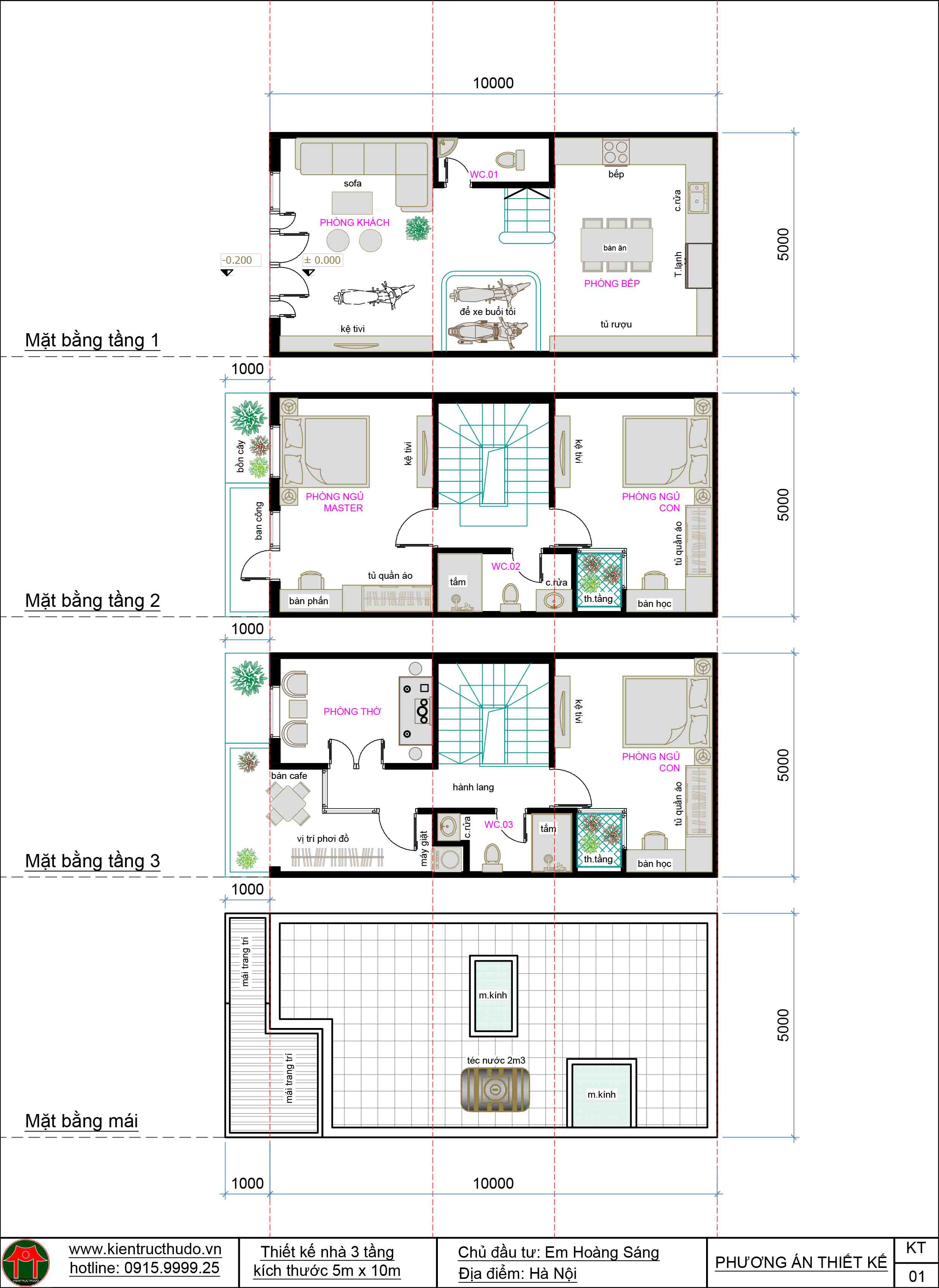 4.thiet ke nha ong 3 tang 4x10m cau thang giua